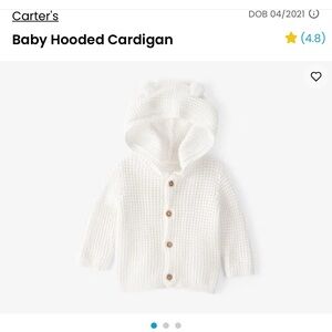 Carter's Baby Hooded Cardigan